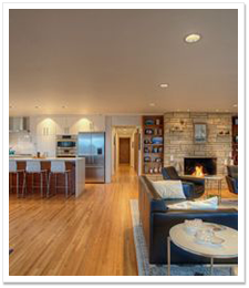 Living Room and Kitchen Space